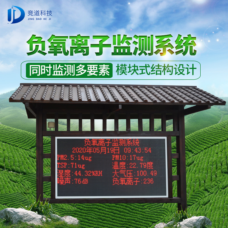 負(fù)氧離子及其監(jiān)測科普來啦，負(fù)氧離子監(jiān)測系統(tǒng)實時監(jiān)測